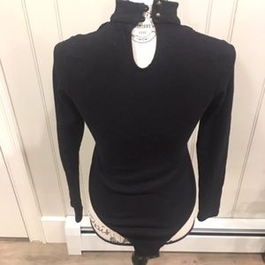 High-neck bodysuit
